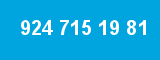 924 715 19 81 924 715 19 81